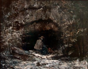 Winter door Gustave Courbet